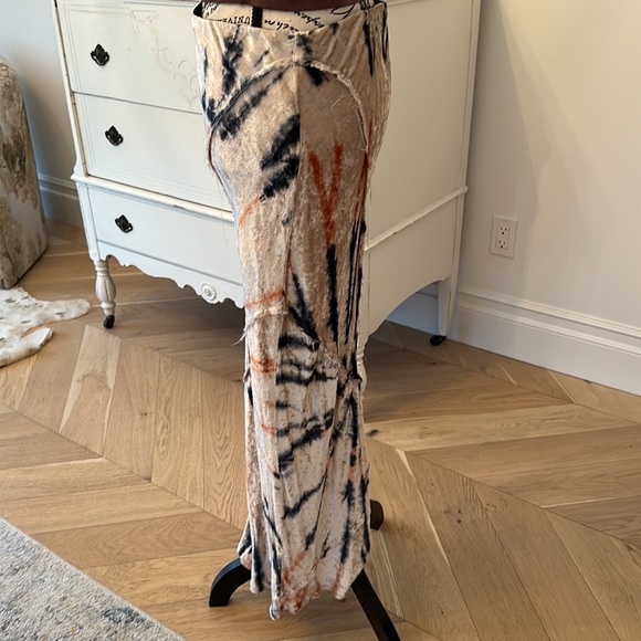 Free People Tie Dye Print Skirt - Picture 3 of 5